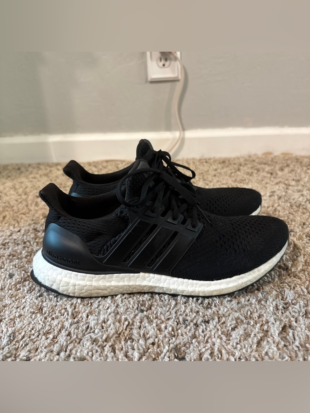 Black & White Adidas Ultra Boost